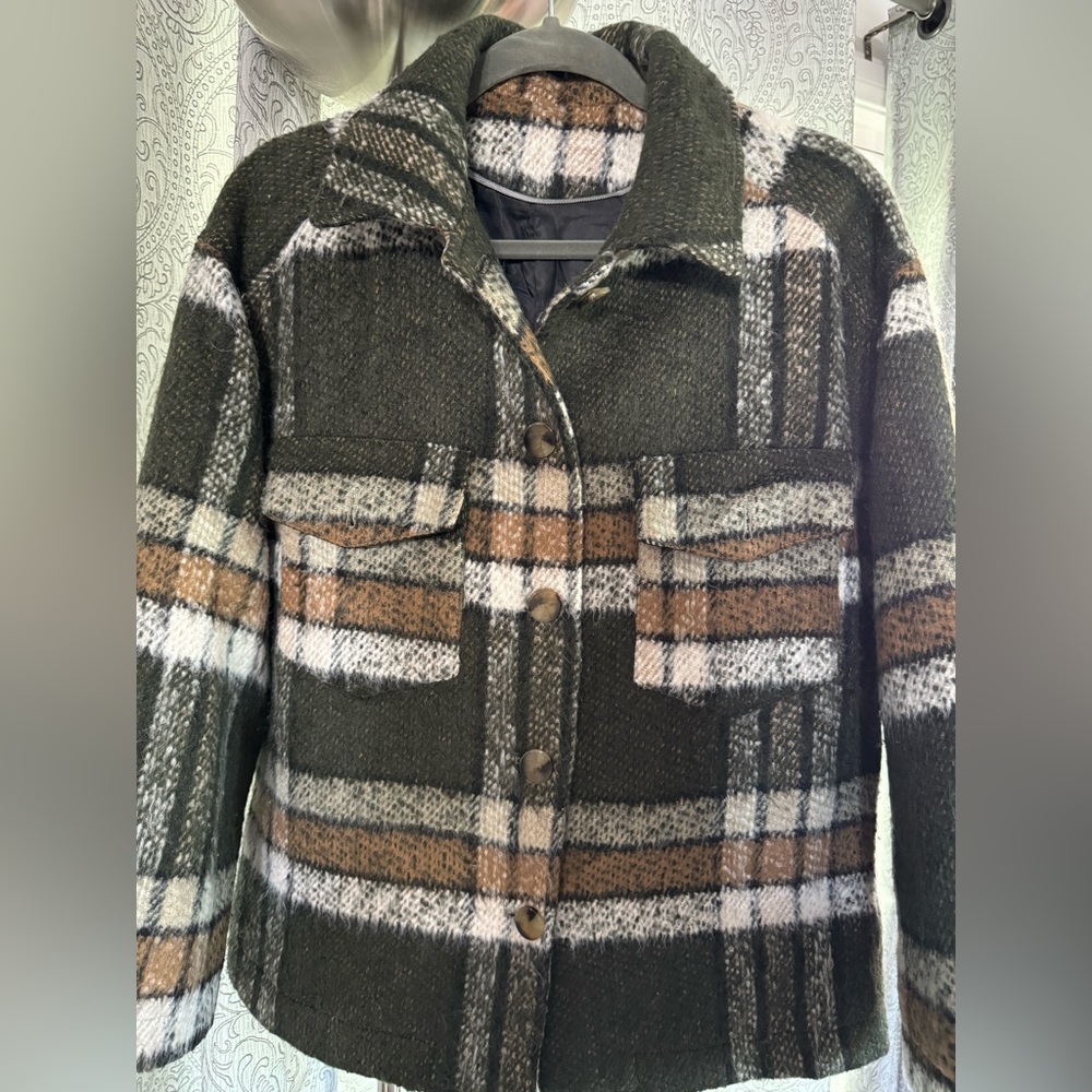 Plaid shacket